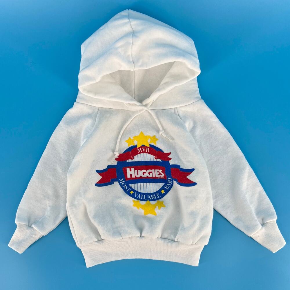 90s Huggies MVB Most Valuable Baby hoodie sweatshirt 1990s vintage